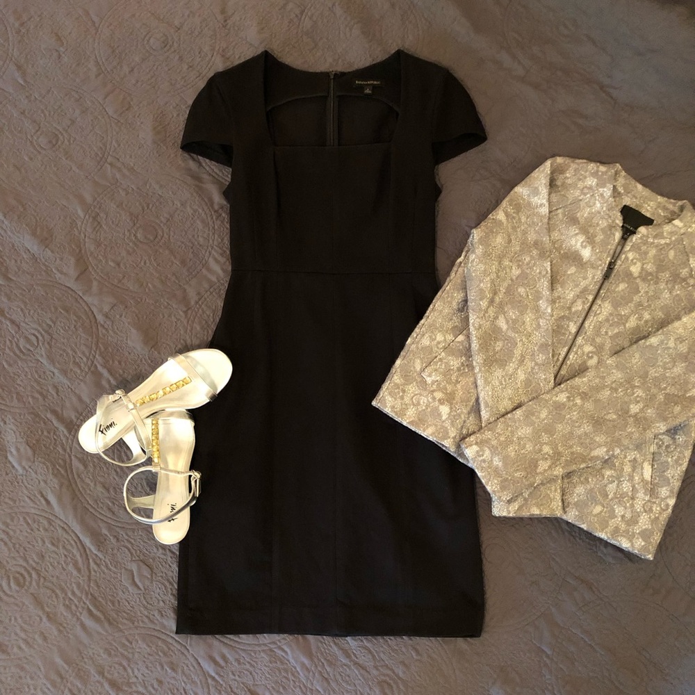 Banana Republic Little Black Dress; size 6